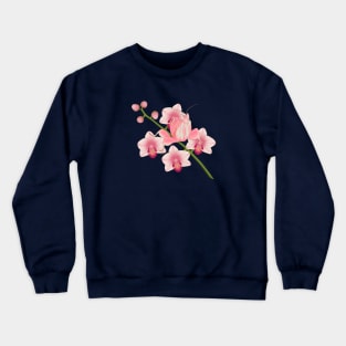 Orchid Mantis, Beautiful Praying Mantis and Orchids Crewneck Sweatshirt